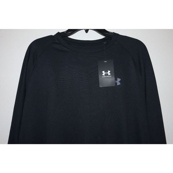 Under Armour 1328496 Men's Sz L Graphite UA Tech 2.0 Long Sleeve Loose Fit Shirt - Picture 3 of 6